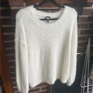 INC International Concepts Women's Cozy Cream Sweater